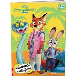 Disney Zwierzogród 2. Kolorowanka z naklejkami - 1