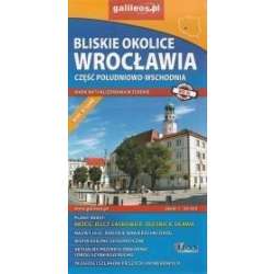 Mapa - Bliskie okolice Wrocławia cz. połud-wsch.
