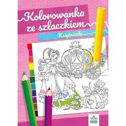 Kolorowanka ze szlaczkiem. Księżniczki