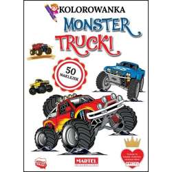 Kolorowanka z naklejkami. Monster trucki