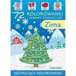 Zima. 72 kolorowanki i zabawy edukacyjne - 1