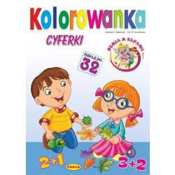 Cyferki. Kolorowanka - 1
