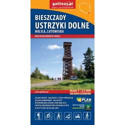 Mapa - Bieszczady. Ustrzyki Dolne, Holica... - 1