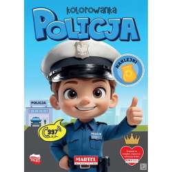 Kolorowanka Policja z naklejkami - 1