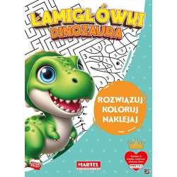 Łamigłówki dinozaura z naklejkami