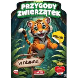 Przygody zwierzątek w dżungli z naklejkami