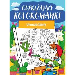 Odprężające kolorowanki. Urocze lamy - 1
