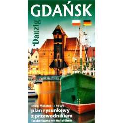 Plan kieszonkowy rysunkowy Gdańsk