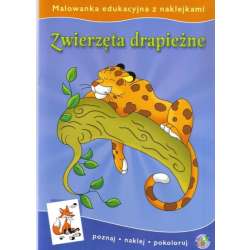 Malowanki edukacyjne - Zwierzęta drapieżne - 1