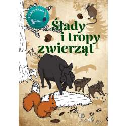 Ślady i tropy zwierząt kolorowanka