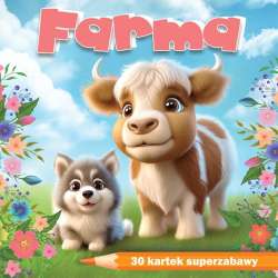 Farma. 30 kartek superzabawy - kolorowanka notes - 1