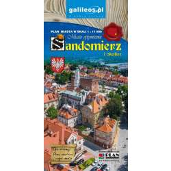 Plan miasta - Sandomierz i okolice 1:11 000