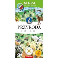 Mapa z naklejkami Przyroda Polski - 1