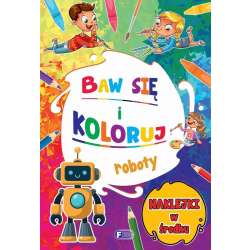 Baw się i koloruj. Roboty