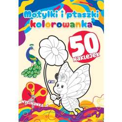 Motylki i ptaszki. Kolorowanka - 1