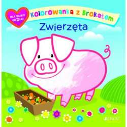 Książeczka Kolorowanka z brokatem. Zwierzęta Wyd.Jedność (9788379717071)