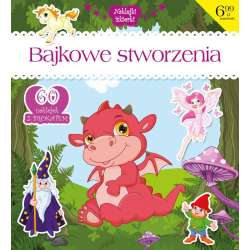 Naklejki iskierki z brokatem. Bajkowe stworzenia
