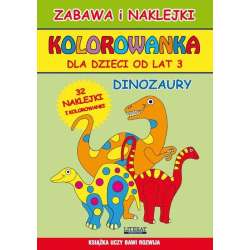 Kolorowanka dla dzieci od lat 3. Dinozaury