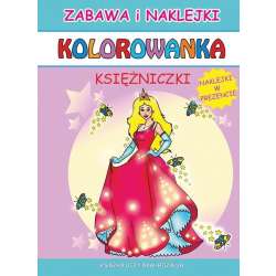 Kolorowanka. Księżniczki z naklejkami