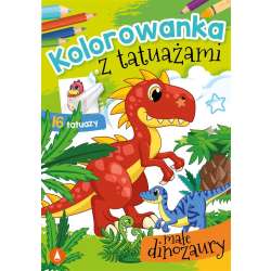 Kolorowanka z tatuażami. Małe dinozaury - 1