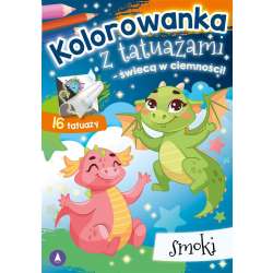 Kolorowanka z tatuażami Smoki - 1
