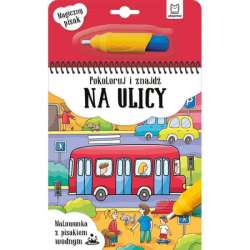 Malowanka z pisakiem wodnym. Pokoloruj i Znajdź na Ulicy AKSJOMAT (9788382131758)