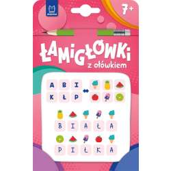 Łamigłówki z ołówkiem 7+ Książeczka różowa (9788382133776) - 1