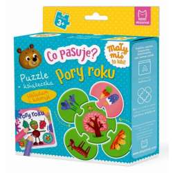 Co pasuje? Pory roku. Puzzle + książeczka (9788382134094)