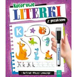 Kolorowe literki z pisakiem. Piszę i zmazuję (od 5 lat) (9788382135558)