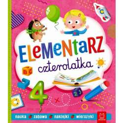 Elementarz czterolatka. Nauka, zabawa, naklejki, wierszyki (9788382137026)