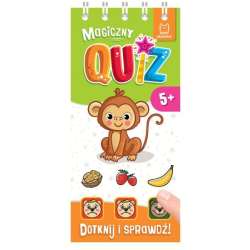 Magiczny quiz z małpką. Dotknij i sprawdź. 5+ (9788382137347)