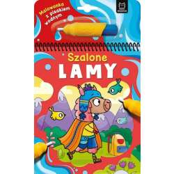 Książeczka Malowanka z pisakiem wodnym. Szalone lamy (9788382137361)