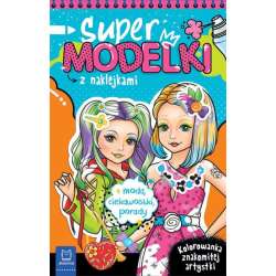 Książeczka Supermodelki z naklejkami. Kolorowanka znakomitej artystki (9788382137927) - 1