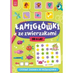 Książeczka Łamigłówki ze zwierzakami. Ciekawe zadania do rozwiązania (9788382139334) - 1