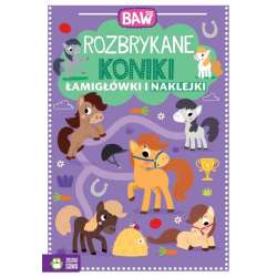 Książeczka Baw się. Rozbrykane koniki. Łamigłówki i naklejki (9788382409857) - 1