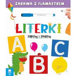 Książeczka Literki. Zapisuj i zmazuj Books and fun (9788382495379)