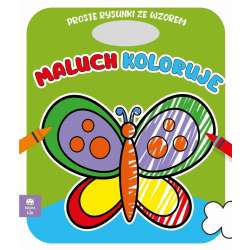 Maluch koloruje motyl - 1