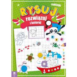 Rysuj rozwiązuj i koloruj - 1