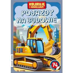 Koloruję i naklejam, Pojazdy na budowie