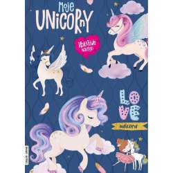 Moje unicorny z brokatem