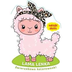 Zwierzakowe kolorowanki. Lama Lenka - 1