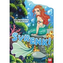 Syrenki. Kolorowanka z naklejkami