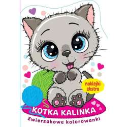 Zwierzakowe kolorowanki. Kotka Kalinka