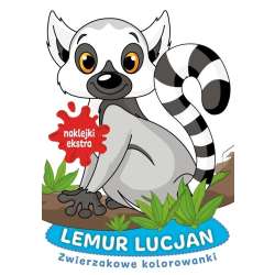 Zwierzakowe kolorowanki. Lemur Lucjan - 1