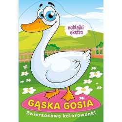 Zwierzakowe kolorowanki. Gąska Gosia