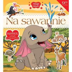 Naklejki iskierki z brokatem. Na sawannie