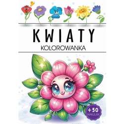 Kwiaty. Kolorowanka - 1