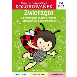 Zwierzęta. Moja pierwsza księga kolorowanek - 1