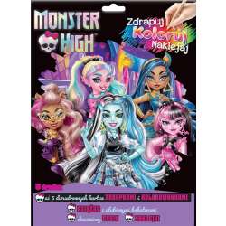 Monster High. Zdrapuj, koloruj, naklejaj