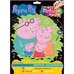 Peppa Pig. Zdrapuj, koloruj, naklejaj